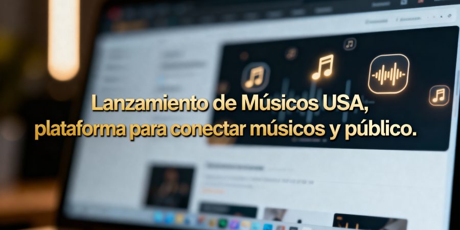 Lanzamiento de Músicos USA, plataforma para conectar músicos y público.